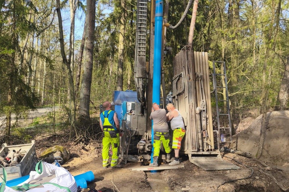 Brunnenbau Löschwasserstelle