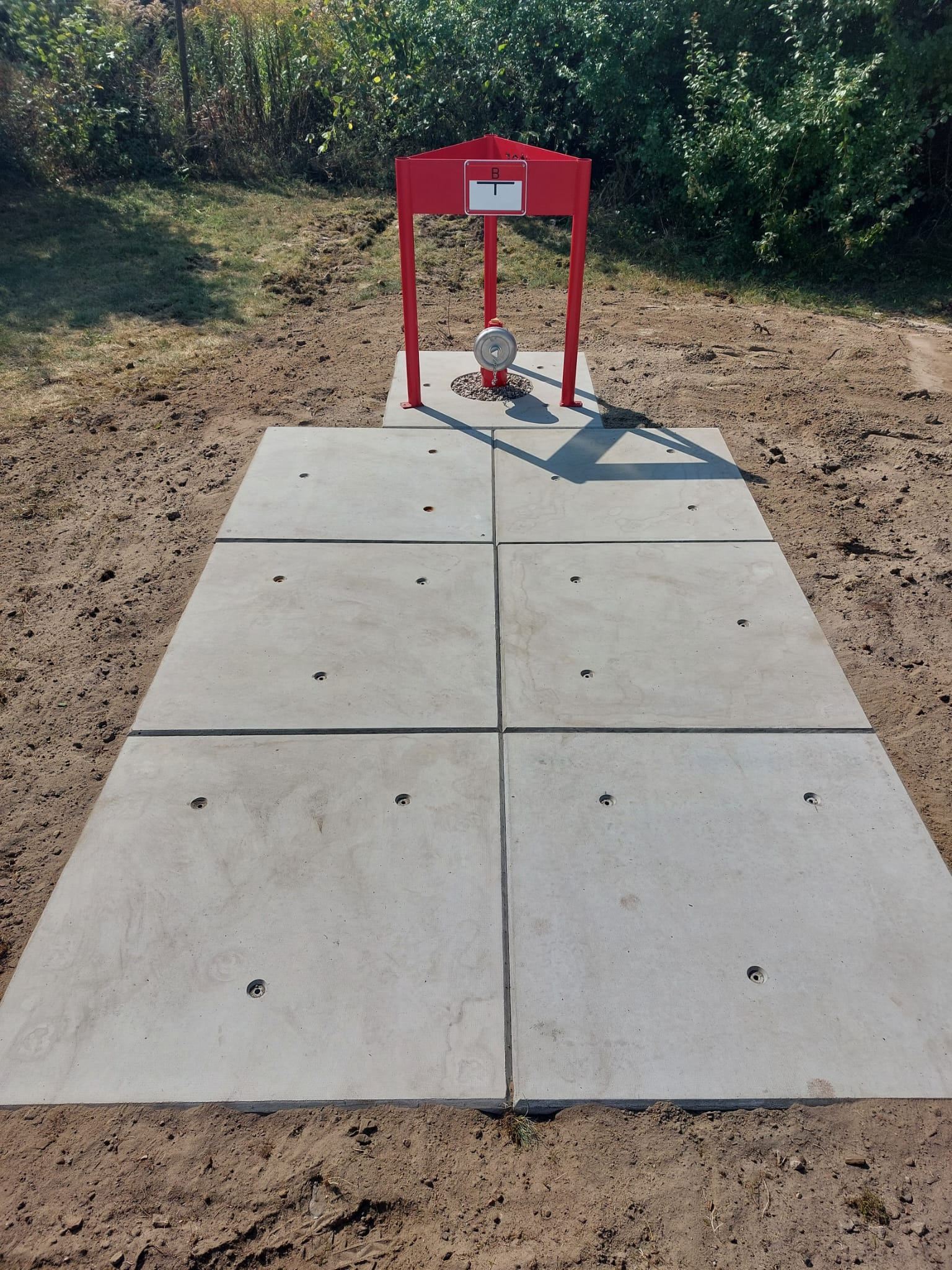 Löschwasserstelle fertiggestellt